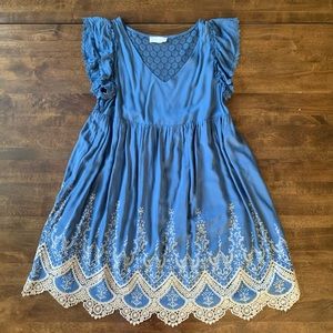 Altar’d State Blue Lace Dress